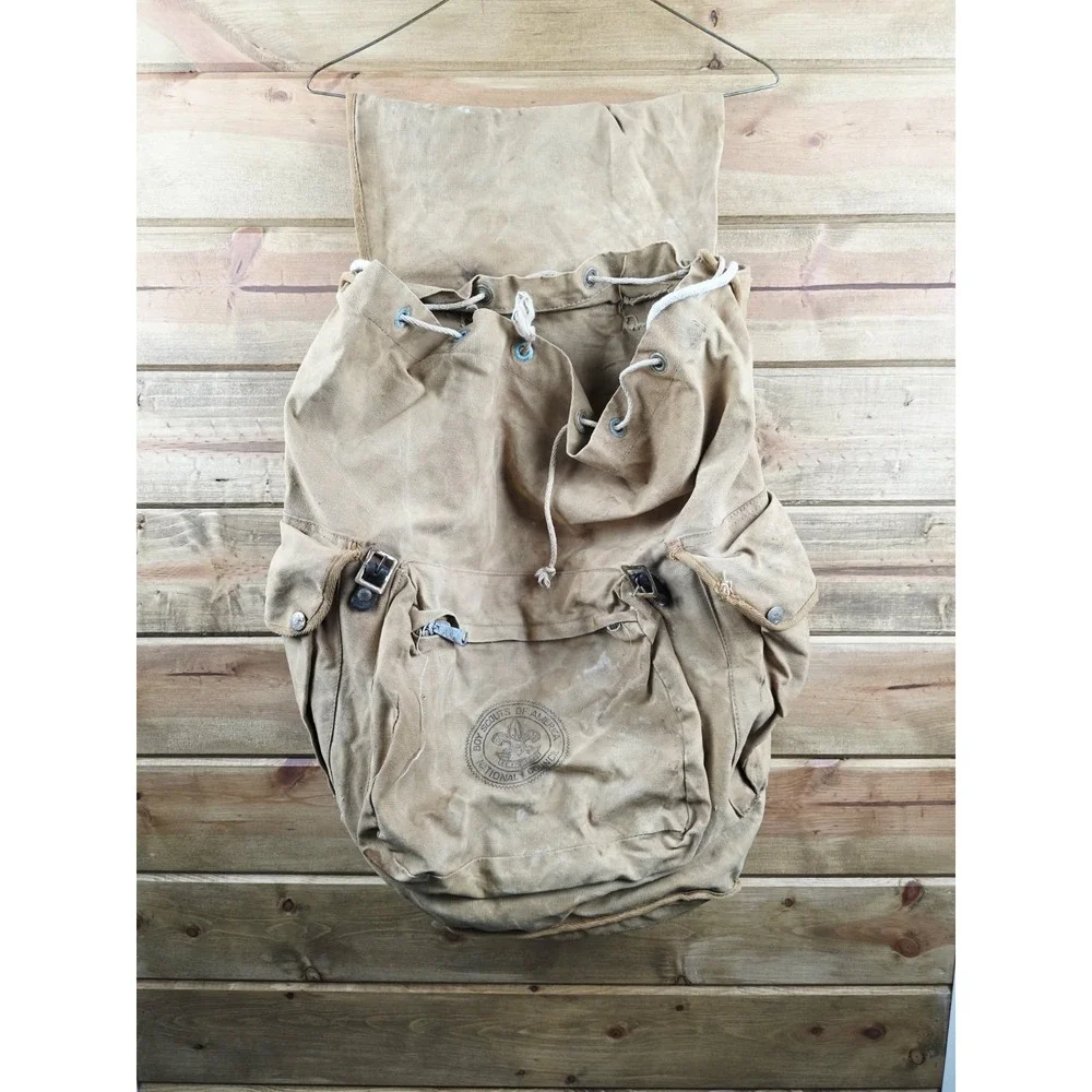 Vintage BSA Boy Scouts Of America No. 574 Yucca Pack Backpack Made in USA 1960's